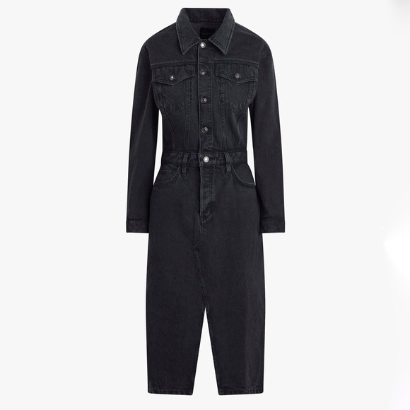 Favorite Daughter Dresses & Skirts - Favorite Daughter the City Long Sleeve Denim Jean Dress in Size 25